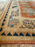 Linda Cardellini 3x4.11 Orange Hand-Knotted Kazak Rug