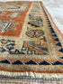 Linda Cardellini 3x4.11 Orange Hand-Knotted Kazak Rug