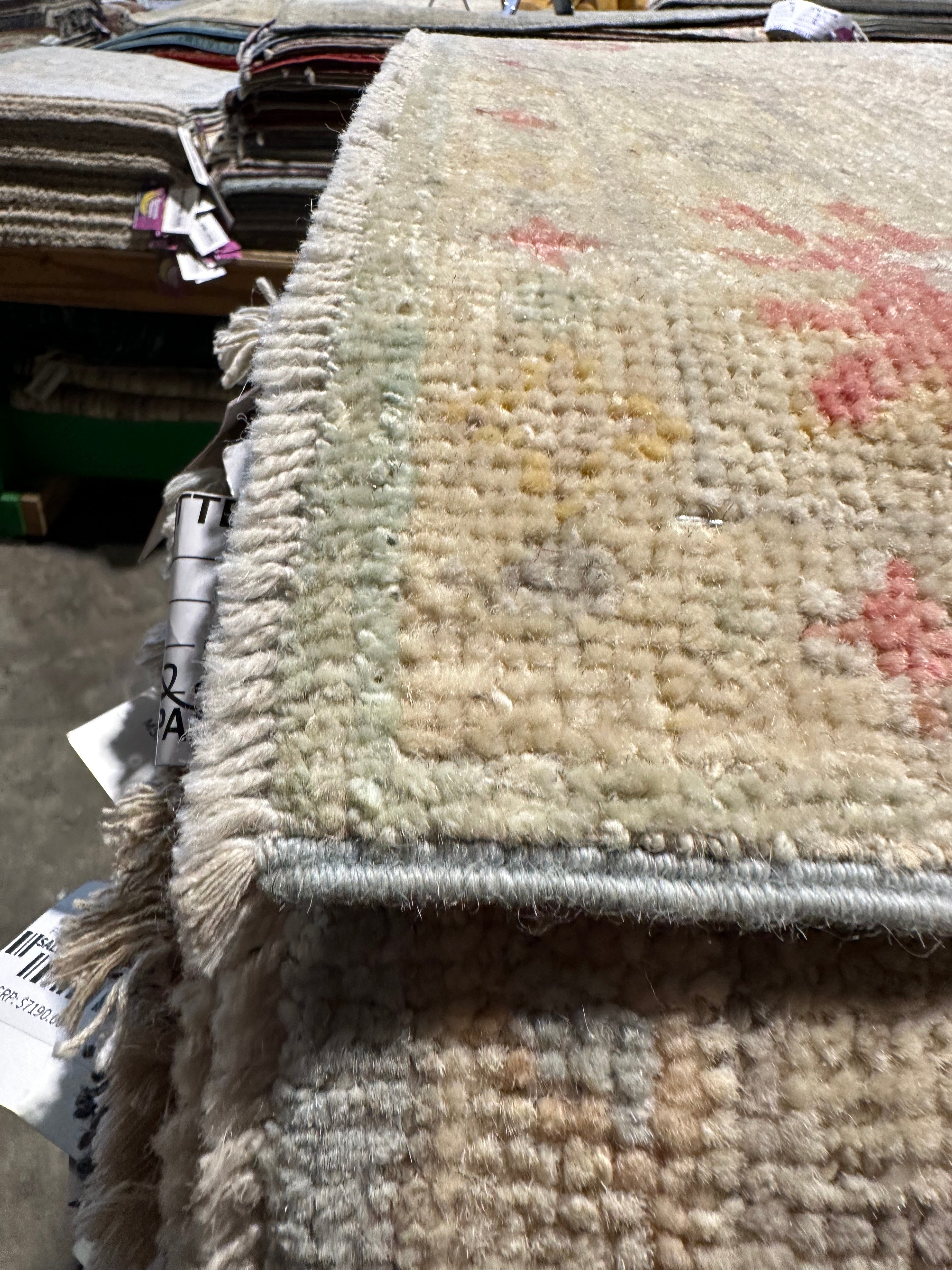 Nicole Greig 2.8x12.5 Afghani Colorful Oushak Runner