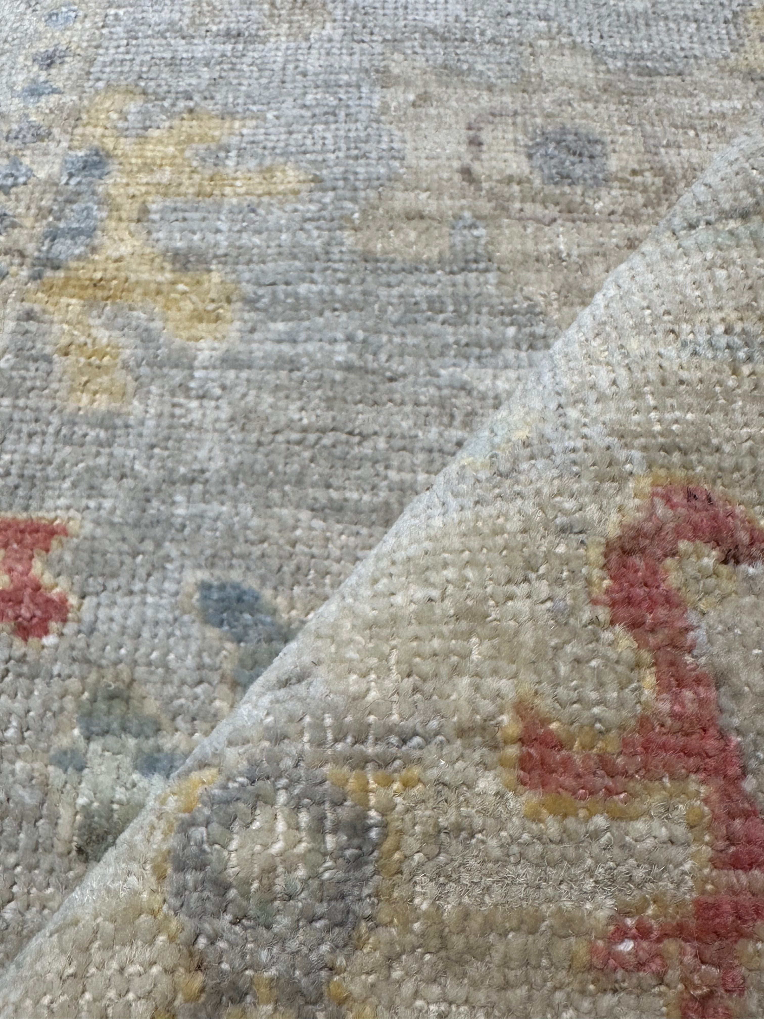 Nicole Greig 2.8x12.5 Afghani Colorful Oushak Runner