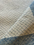Hot Tin 5x7.6 Hand-Tufted Ivory & Blue Modern