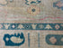 Emily Ferrier 5.4x7.6 Cream Blue Whitewashed Afghani Oushak Rug