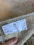 Cara Adams 5.6x7.5 Cream Blue Whitewashed Afghani Oushak Rug
