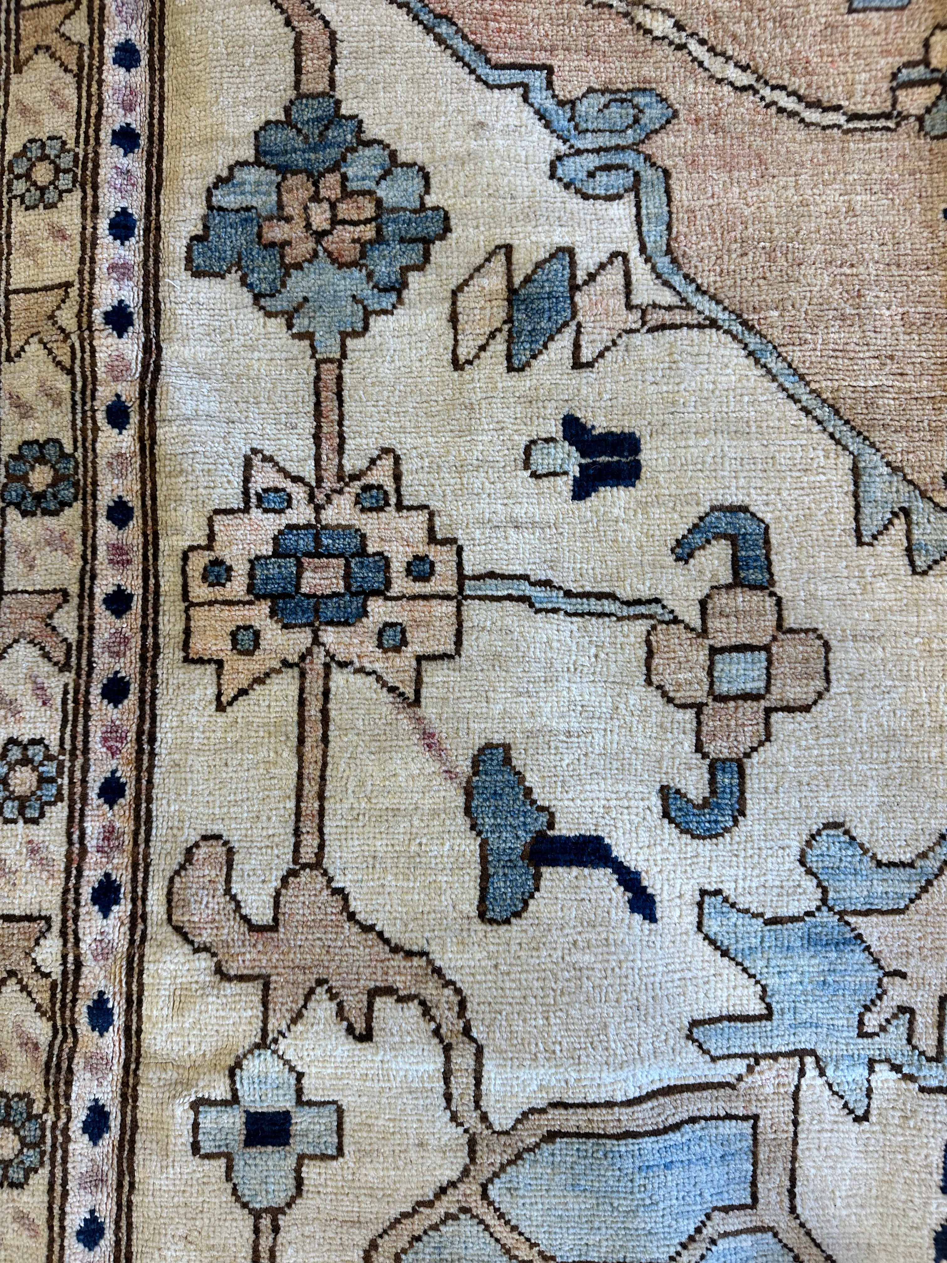 Camila Morrone 10x13.9 Pink Chobi Afghani Rug