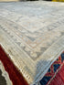 Michelle MacLean 9.11x13.8 Green Grey Whitewashed Afghani Oushak Rug