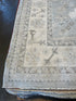 Michelle MacLean 9.11x13.8 Green Grey Whitewashed Afghani Oushak Rug