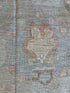 Ani Baravyan 10.6x13.9 Blue Whitewashed Afghani Oushak Rug