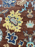 Denise's Friend 6.3x9.6 Brrown Hand-Knotted Oushak