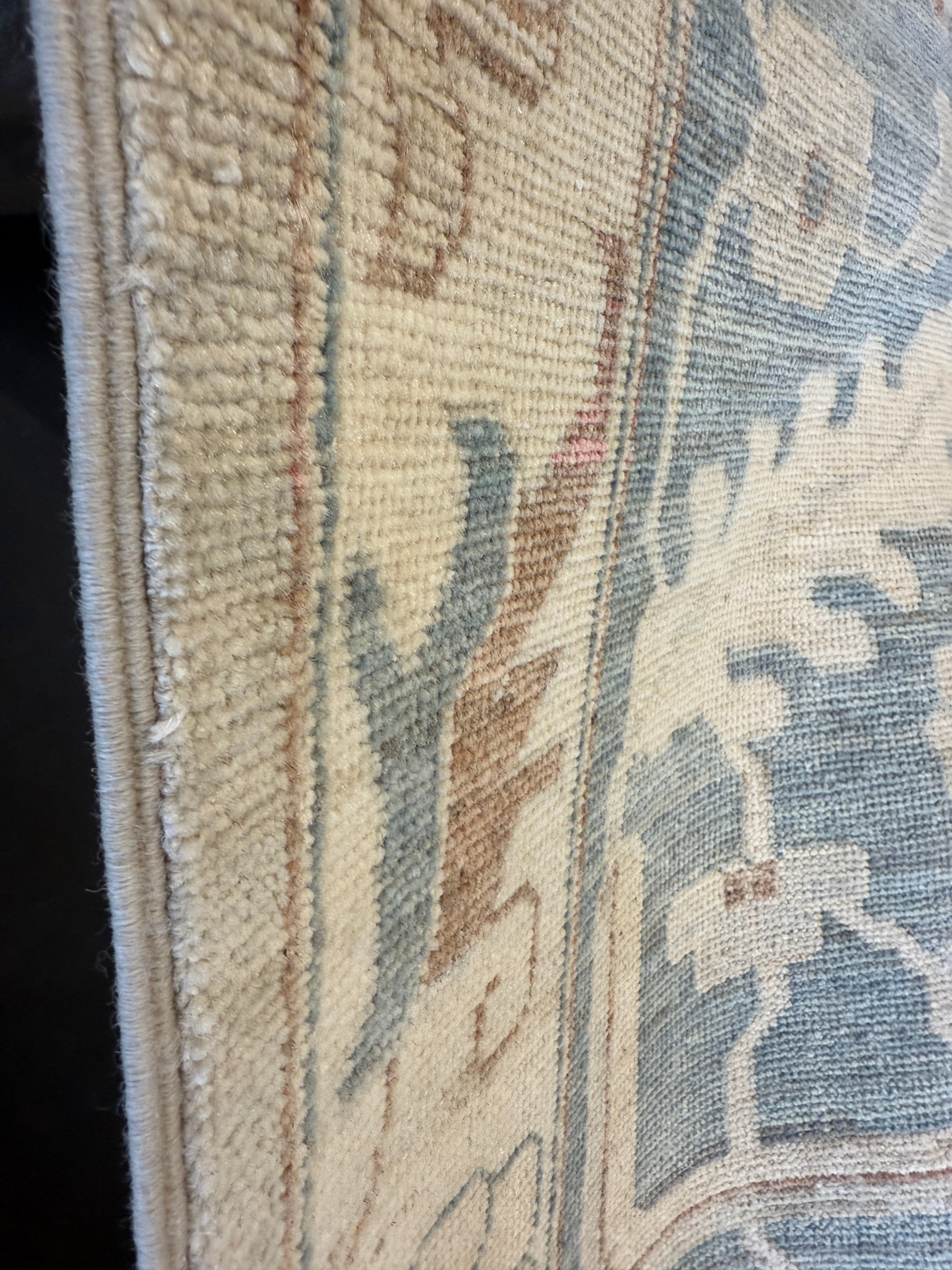 Stacey 14.2x19.9 COLOR Afghani Whitewashed Oushak