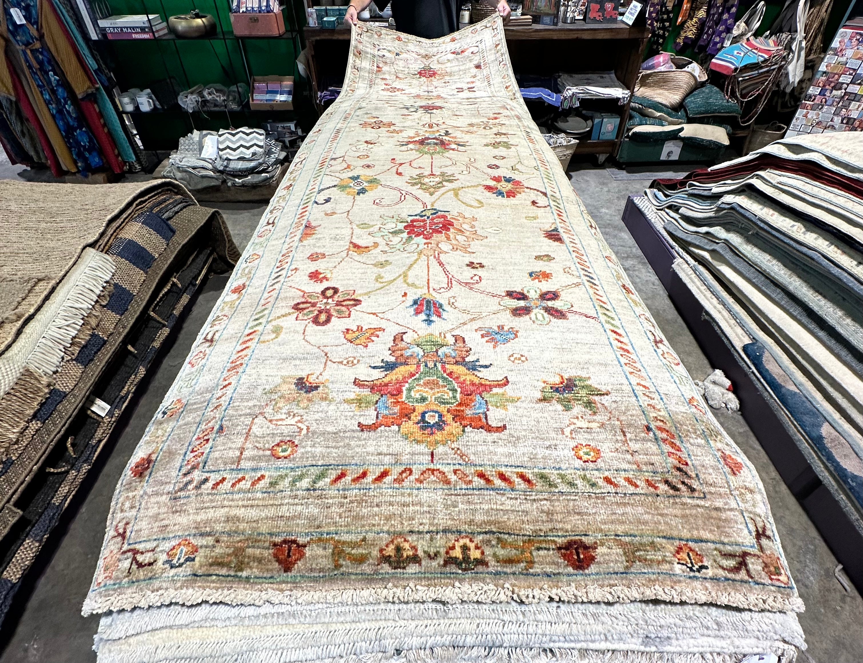 Florence May Carter 2.9x9.9 Afghani Sultani Runner