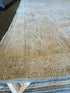 Valerie 8.10x11.6 Cream Whitewashed Afghani Oushak Rug