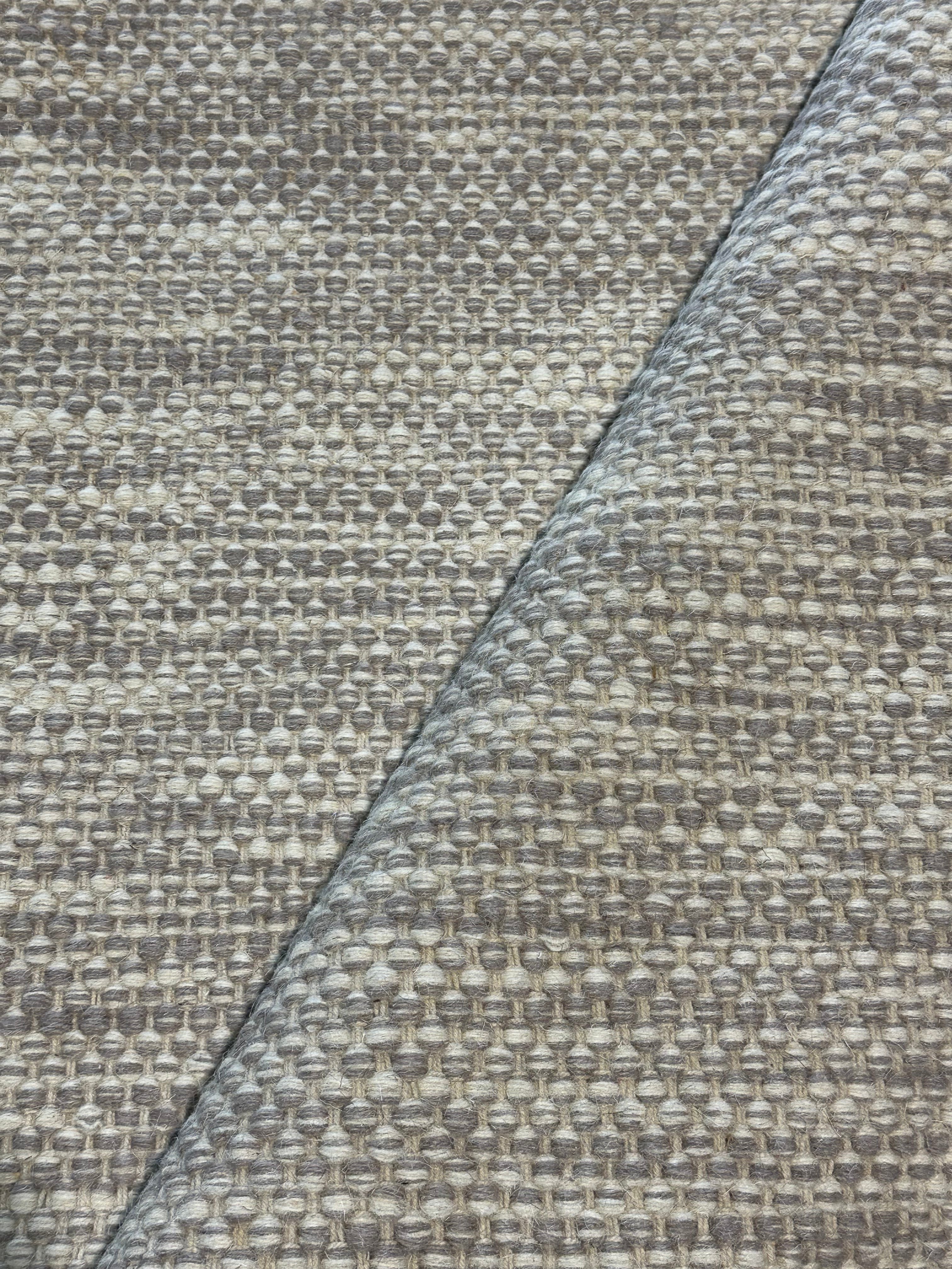 Ricky Miami 6x7.6 Grey Handwoven Modern Rug