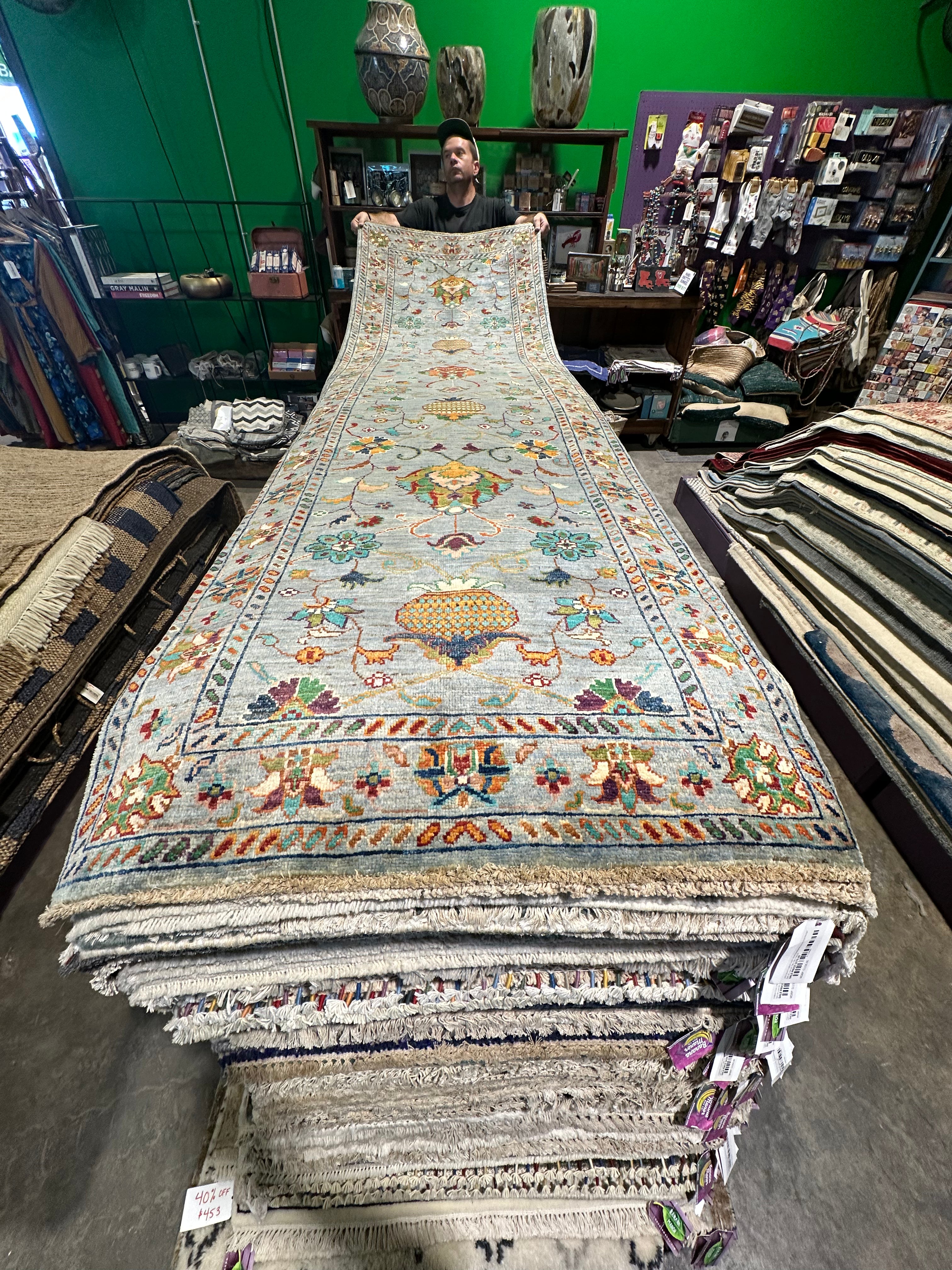 Francesca Hissey 2.10x9.7 Afghani Sultani Runner