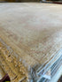 Norah 8.8x11.6 Cream Pink Whitewashed Afghani Oushak Rug