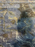Liv Hewson 9x12 Blue Hand-Knotted Oushak