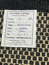 Jeremy Newy 6x7.6 Black Handwoven Modern Rug