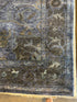 Liv Hewson 9x12 Blue Hand-Knotted Oushak