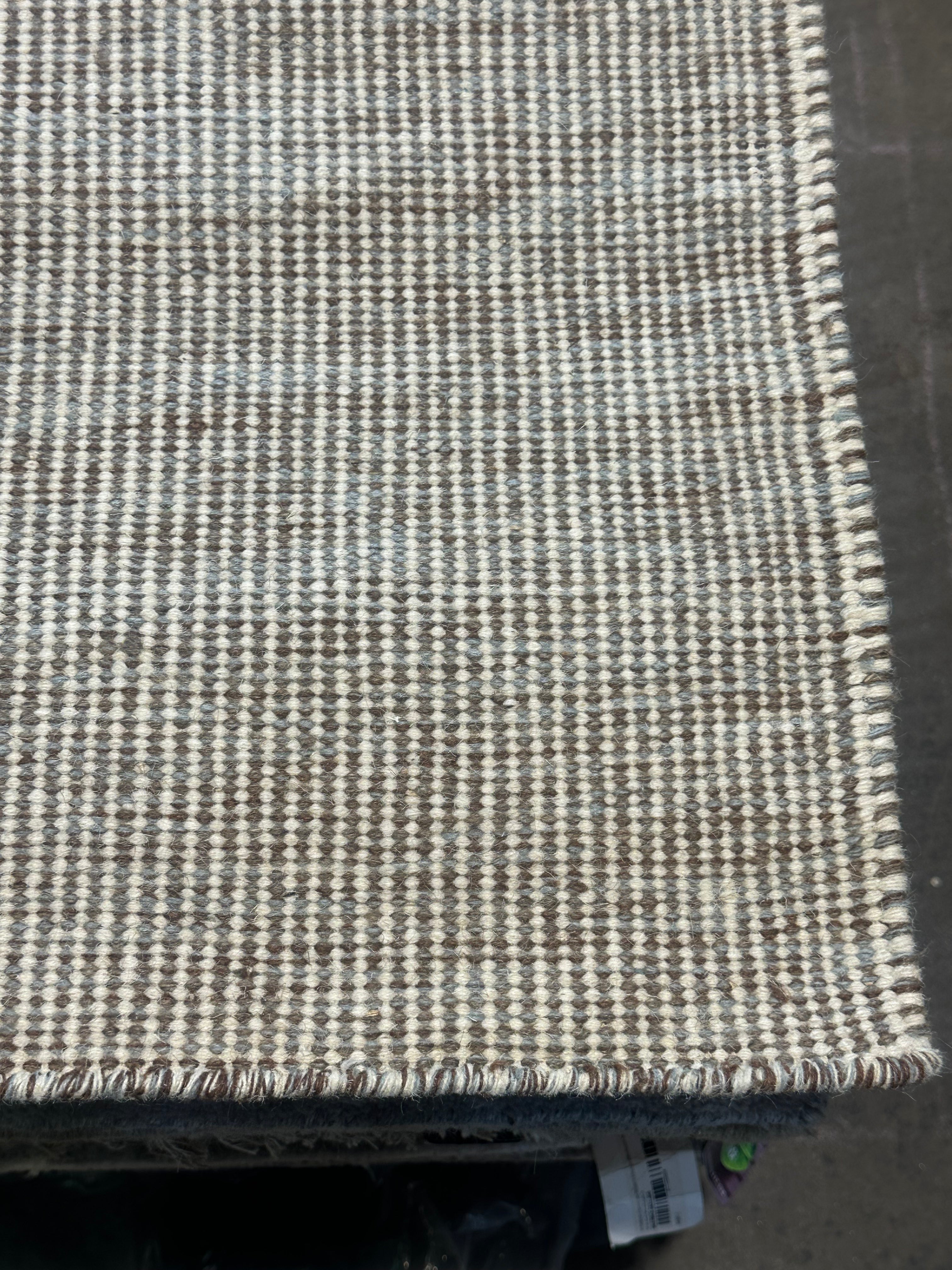 John Delray 6.6x9.3 Grey Handwoven Modern Rug