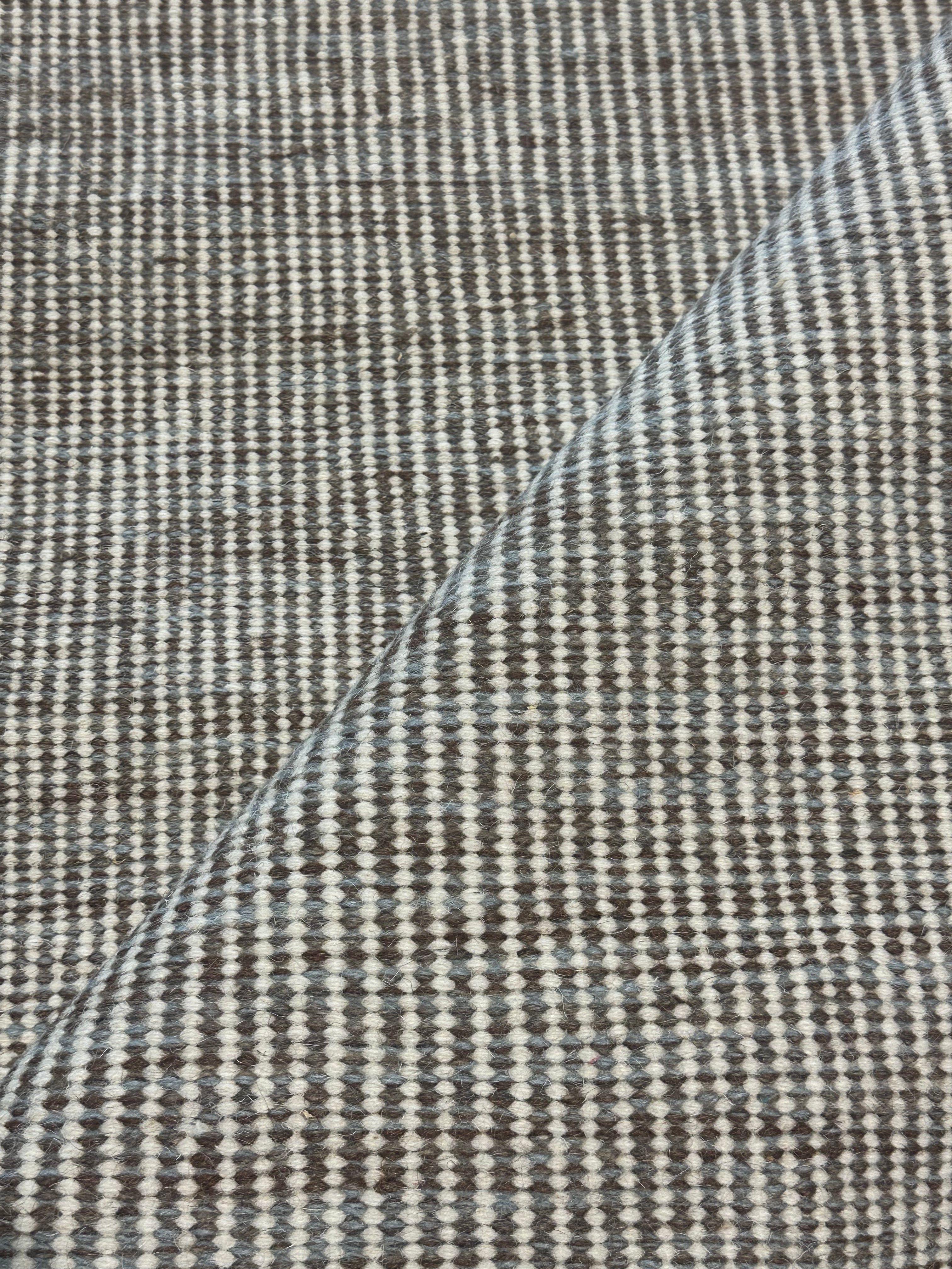 John Delray 6.6x9.3 Grey Handwoven Modern Rug