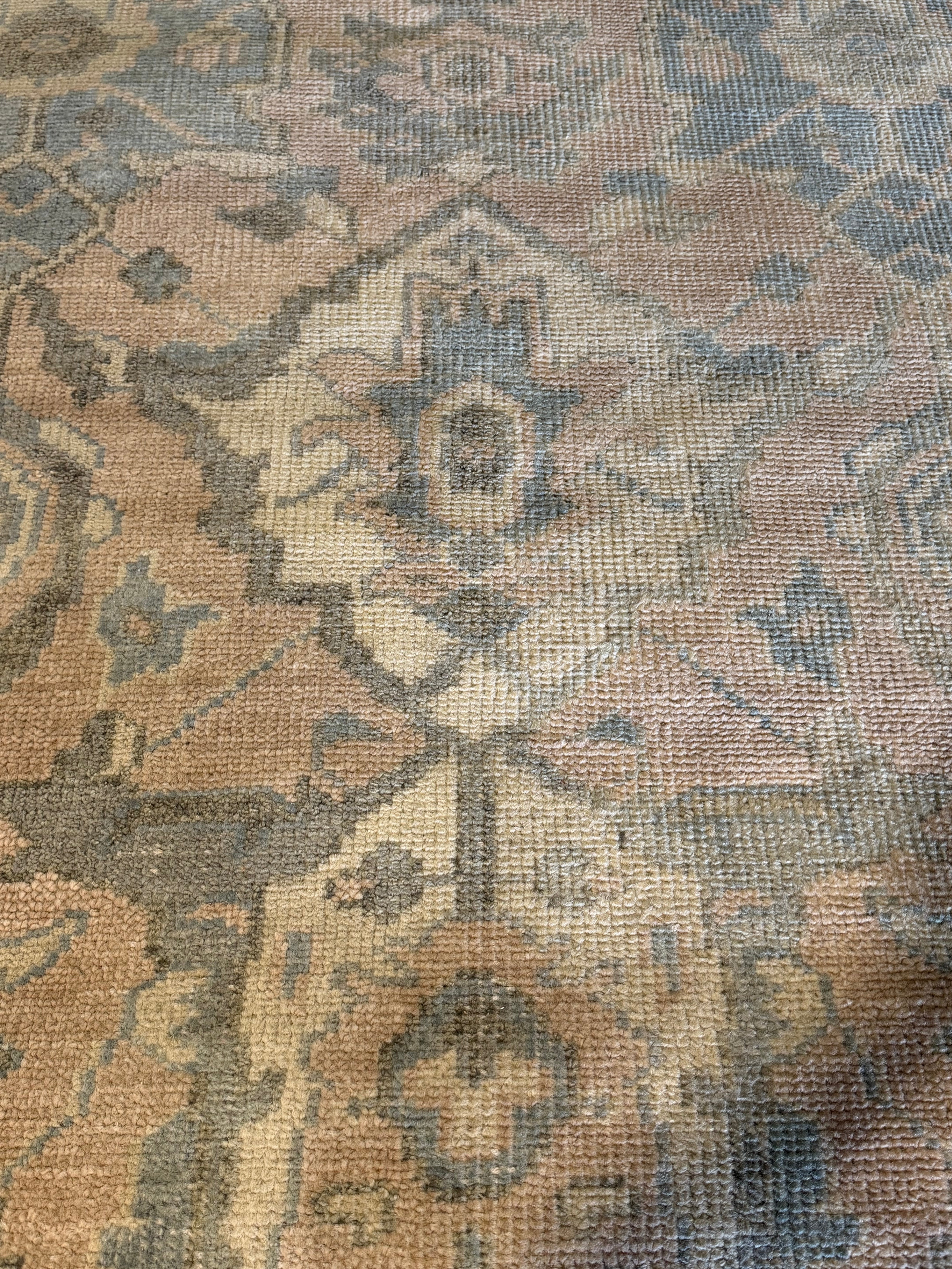 Mindy Kaling 8x10 Camel Hand-Knotted Oushak Rug