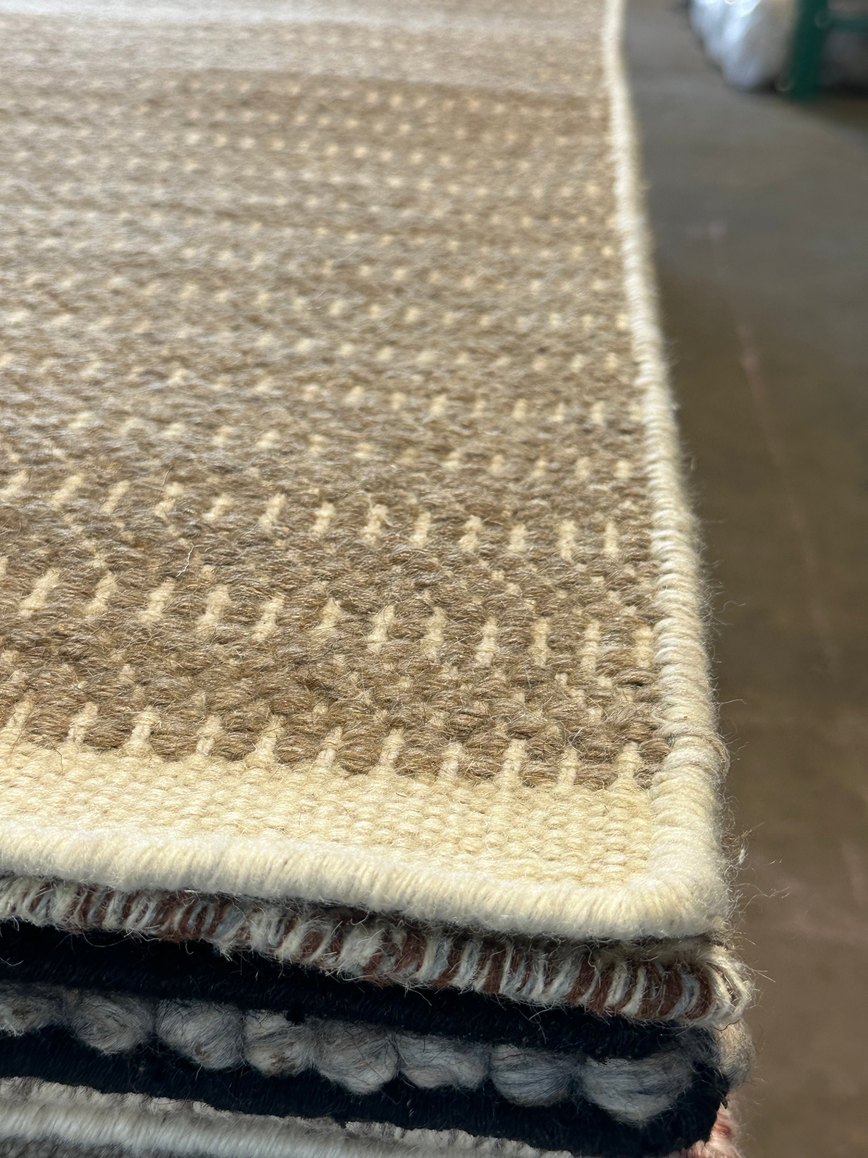 Jonathan Losa 6.9x8.6 Grey Handwoven Modern Rug