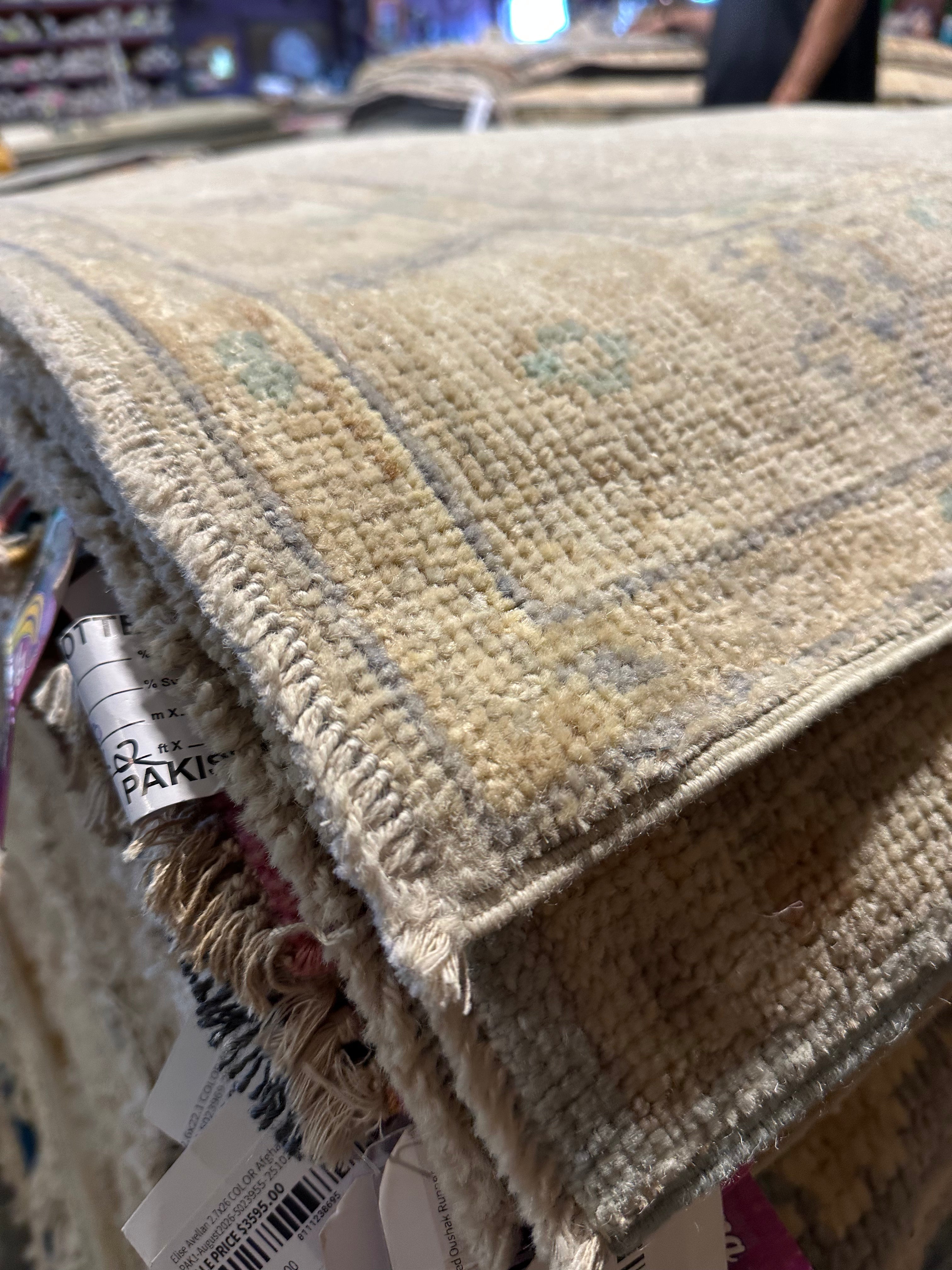 Leigh Stevens 3x11.7 Afghani Whitewashed Oushak