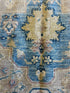 Alexandra Ulanova 9.8x13.3 Blue Whitewashed Afghani Oushak Rug