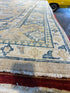 Alexandra Ulanova 9.8x13.3 Blue Whitewashed Afghani Oushak Rug