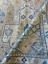 Alexandra Ulanova 9.8x13.3 Blue Whitewashed Afghani Oushak Rug