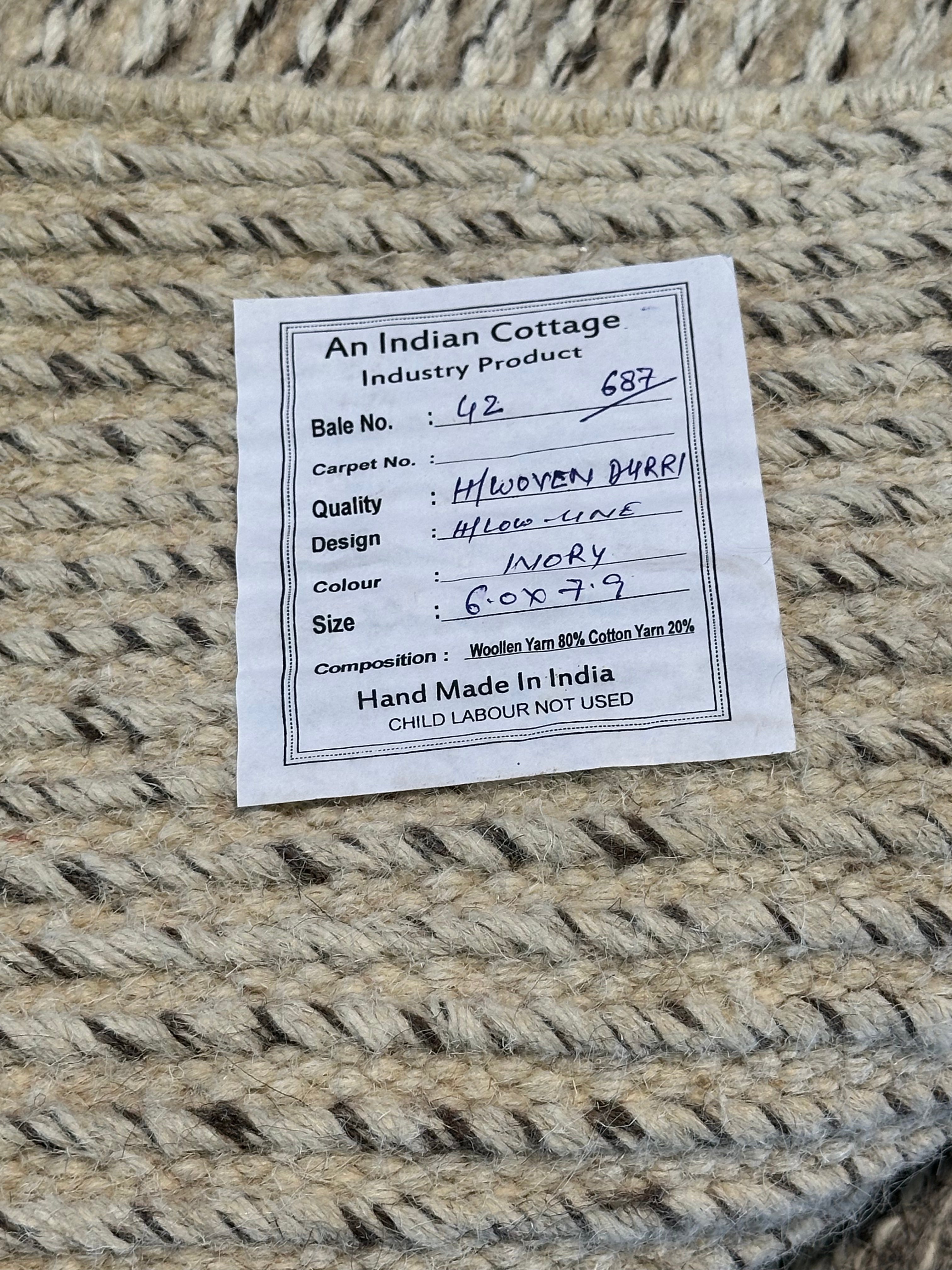 Austin San Beige Handwoven Modern Rug (Multiple Sizes)