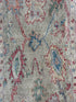 Nikki Sandler 2.7x8.11 Grey Red Whitewashed Afghani Oushak Runner