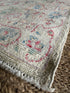 Nikki Sandler 2.7x8.11 Grey Red Whitewashed Afghani Oushak Runner