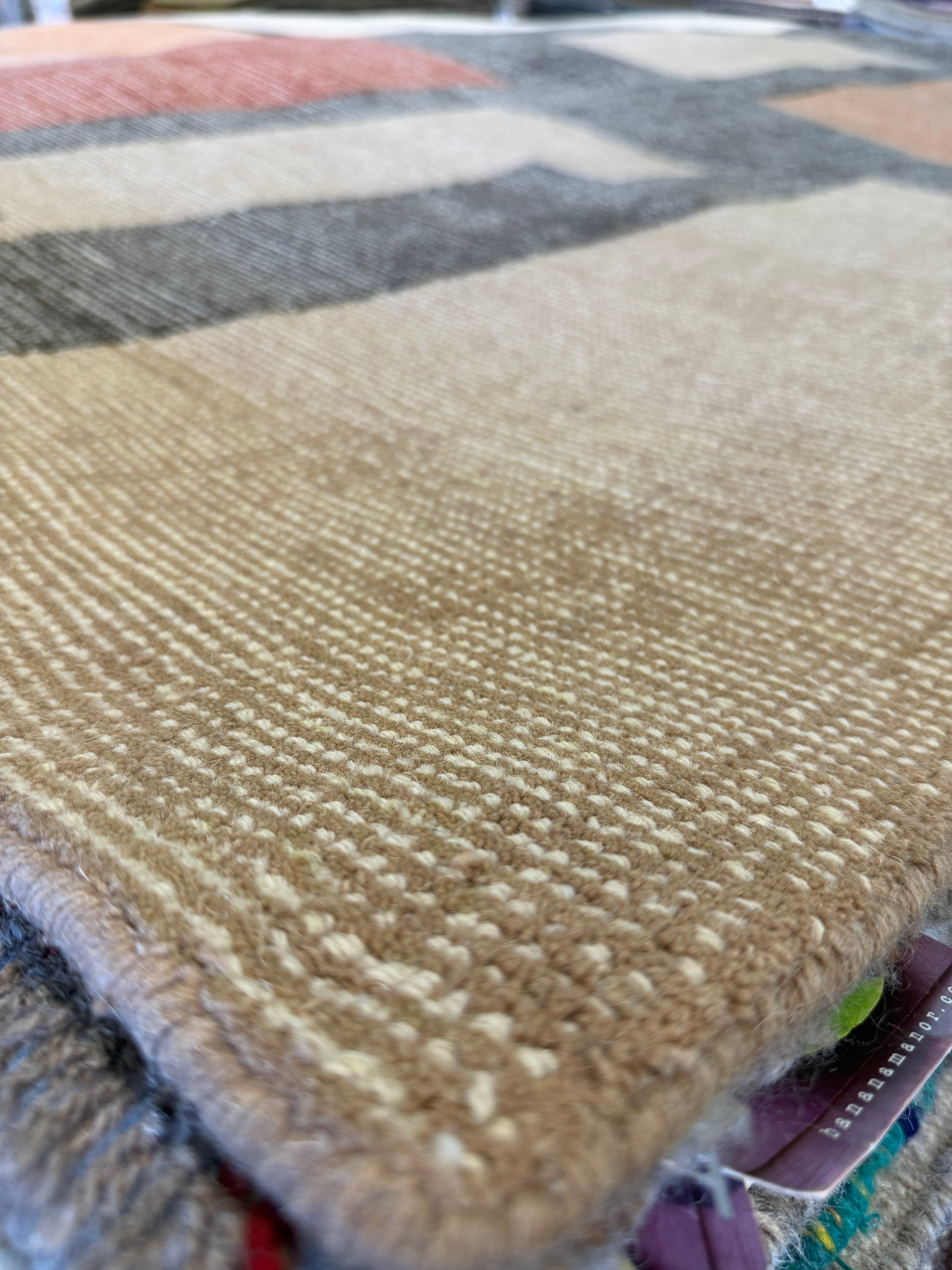 Marcus Lathan 8x10 Brown Handwoven Modern Rug