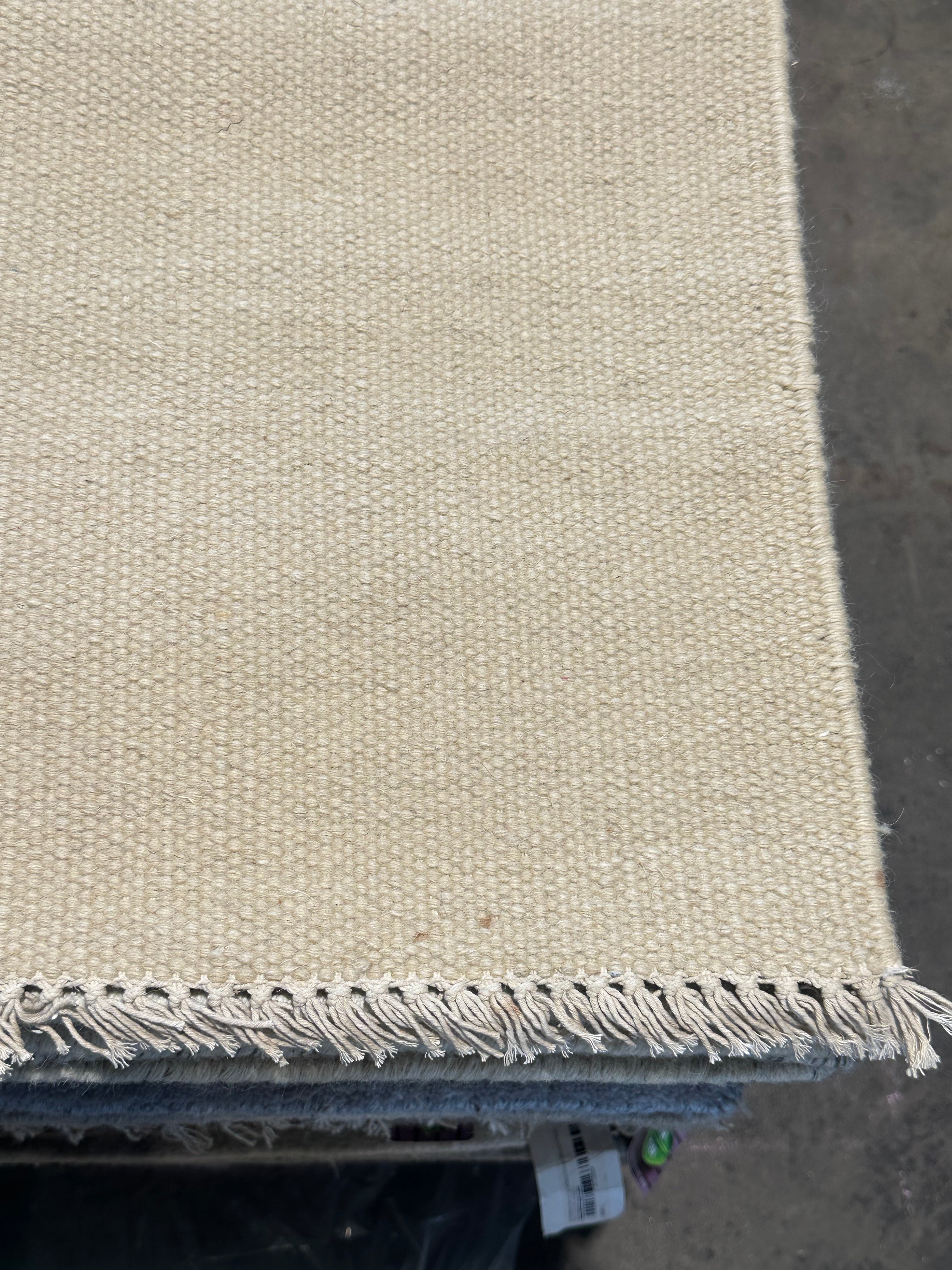 Jay Smith 6.6x9.3 Beige Handwoven Modern Rug