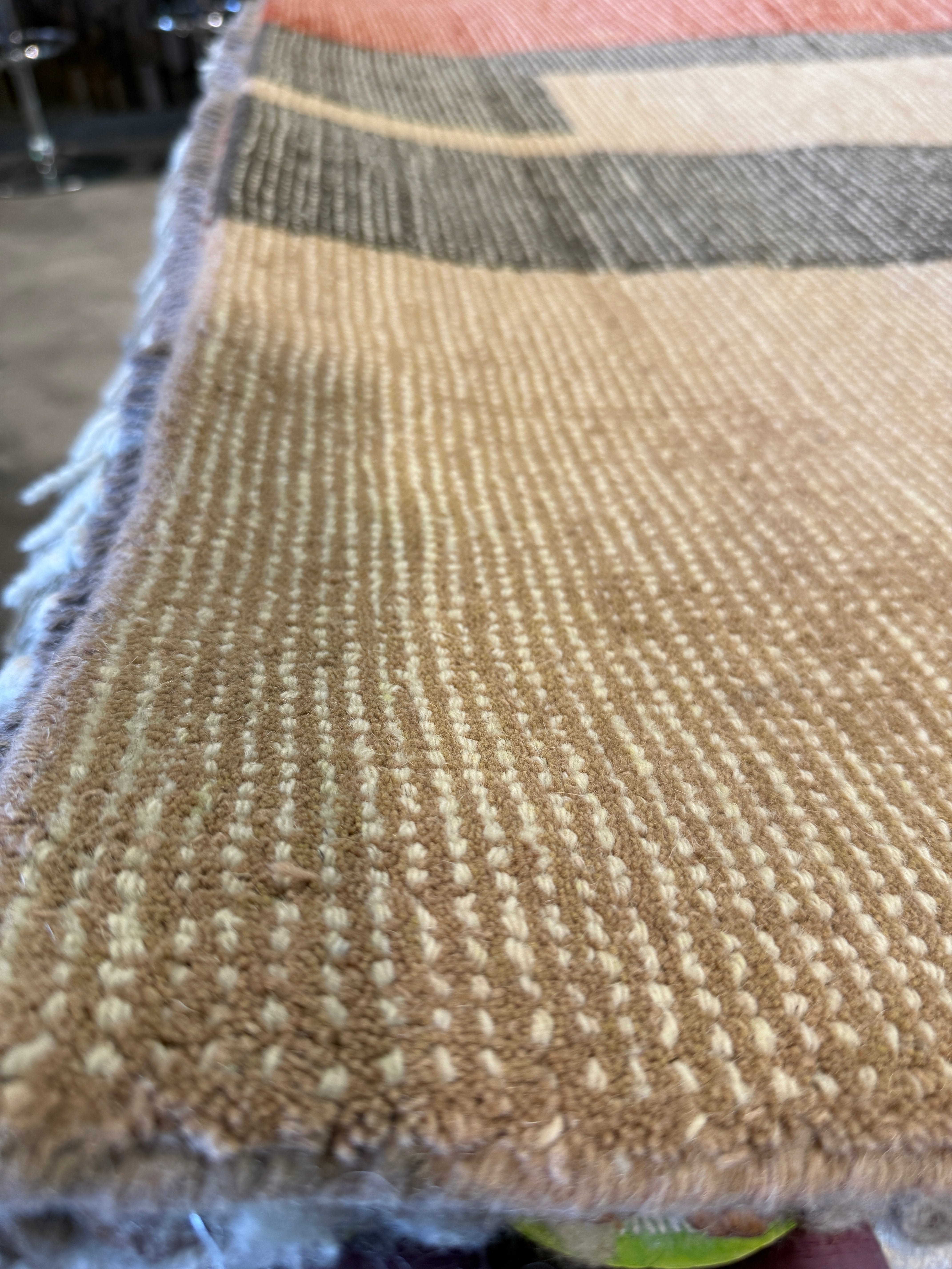 Marcus Lathan 8x10 Brown Handwoven Modern Rug