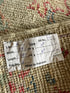 Nikki Sandler 2.7x8.11 Grey Red Whitewashed Afghani Oushak Runner