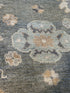 Lauren Buxbaum Gordon 8x10 Grey Hand-Knotted Oushak Rug