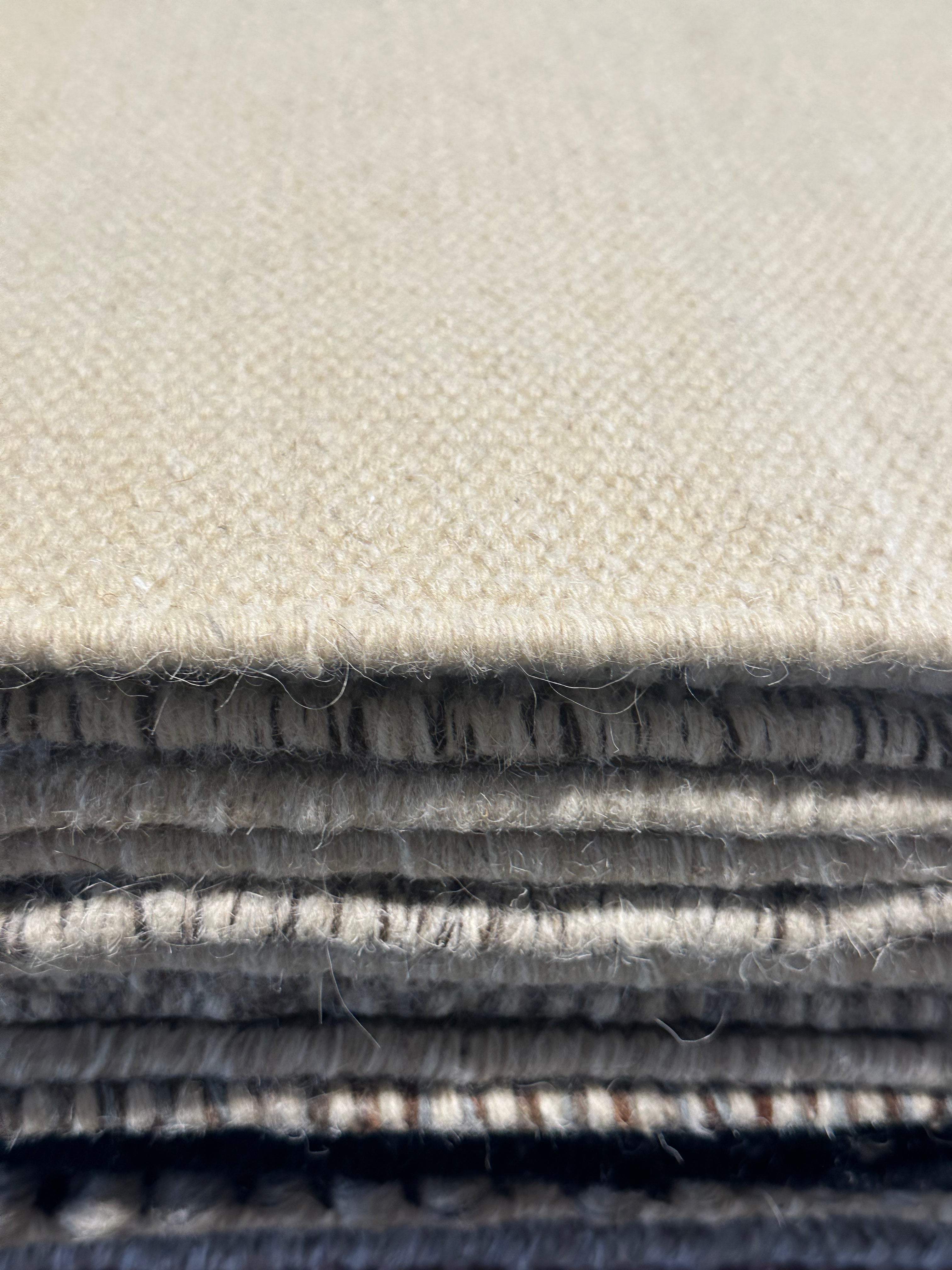 Jay Smith 6.6x9.3 Beige Handwoven Modern Rug