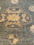 Lauren Buxbaum Gordon 8x10 Grey Hand-Knotted Oushak Rug
