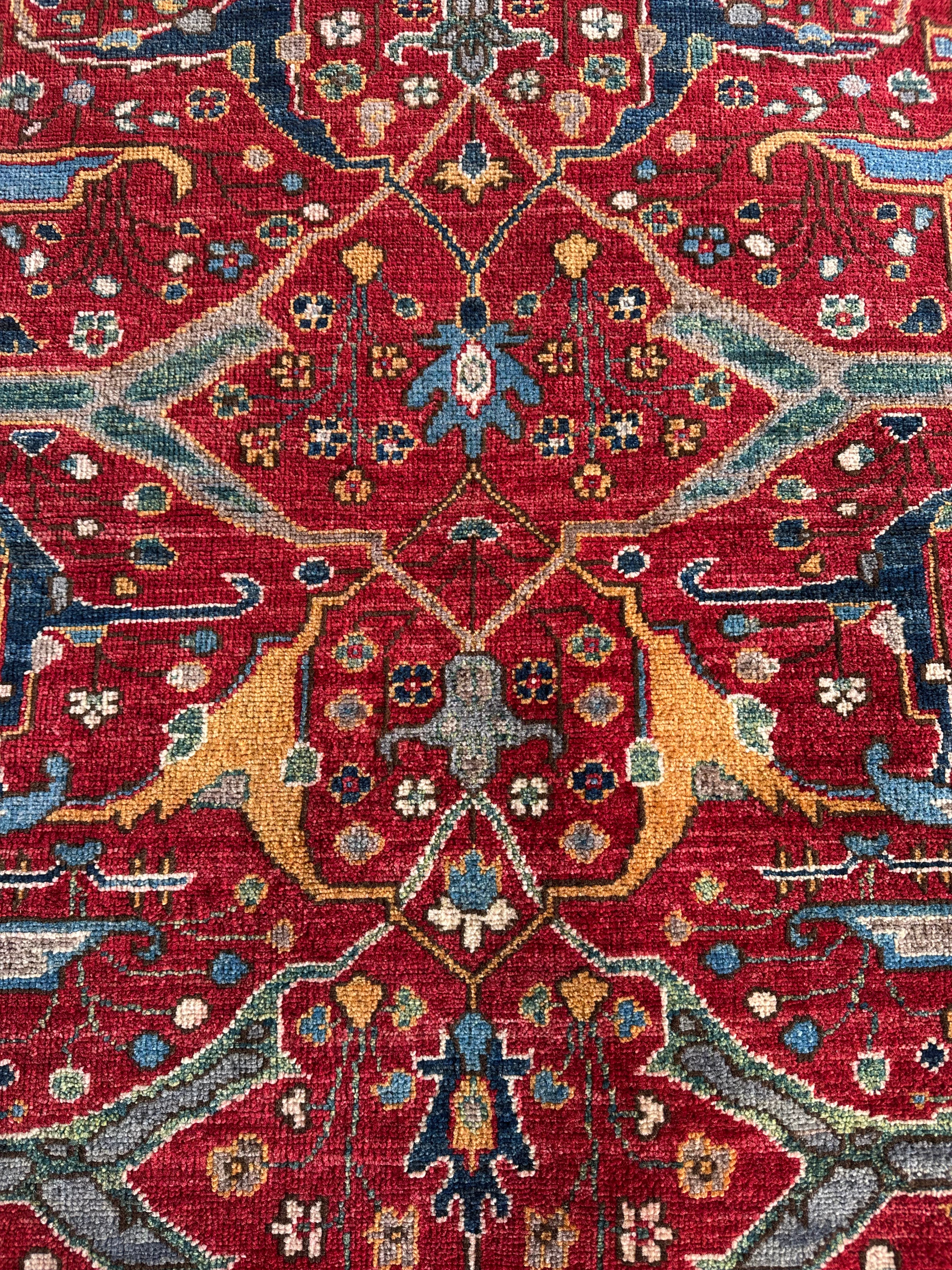 Kate Trefry 2.10x17.7 Red Chobi Afghani Runner