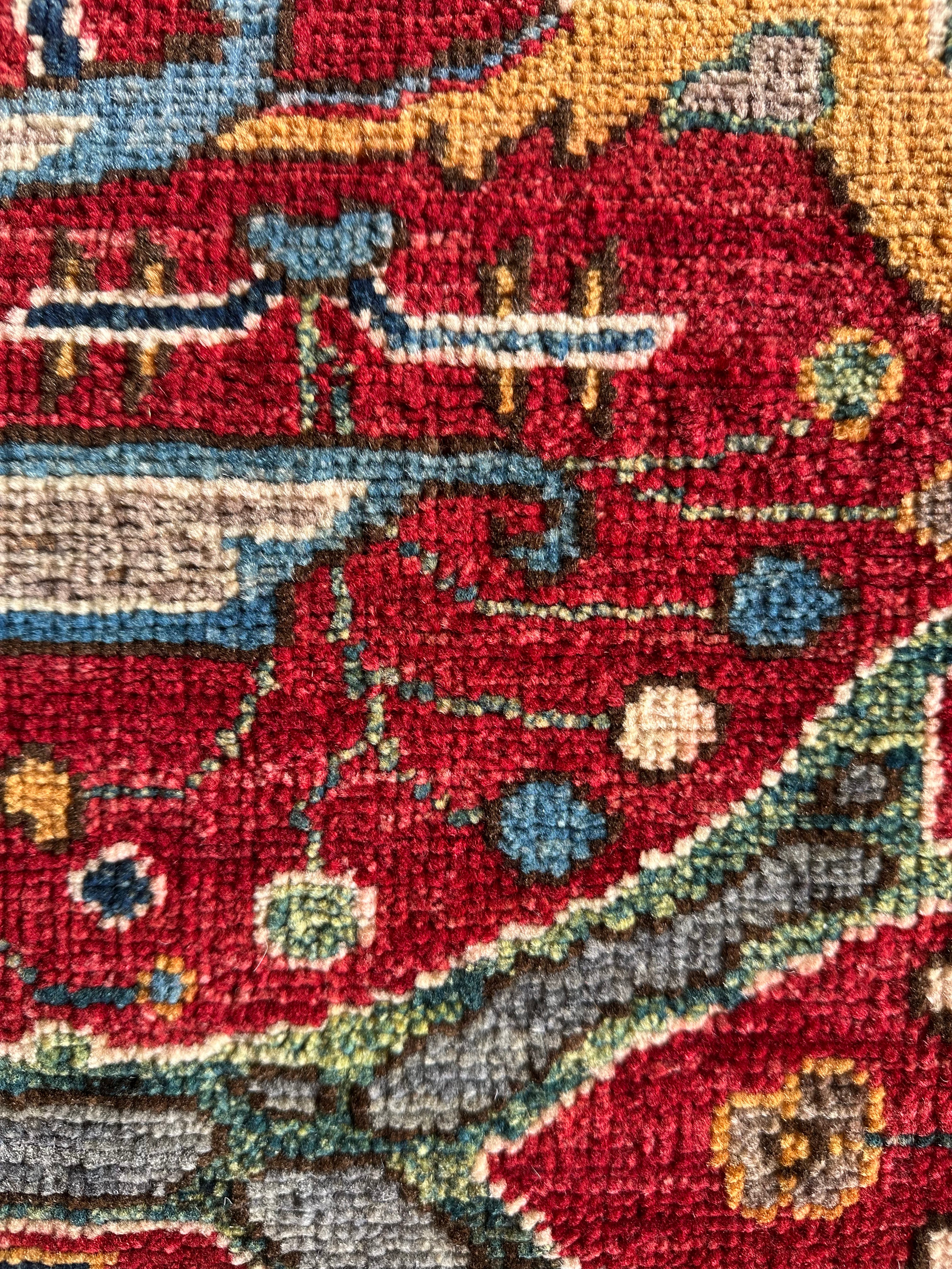 Kate Trefry 2.10x17.7 Red Chobi Afghani Runner