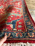 Kate Trefry 2.10x17.7 Red Chobi Afghani Runner