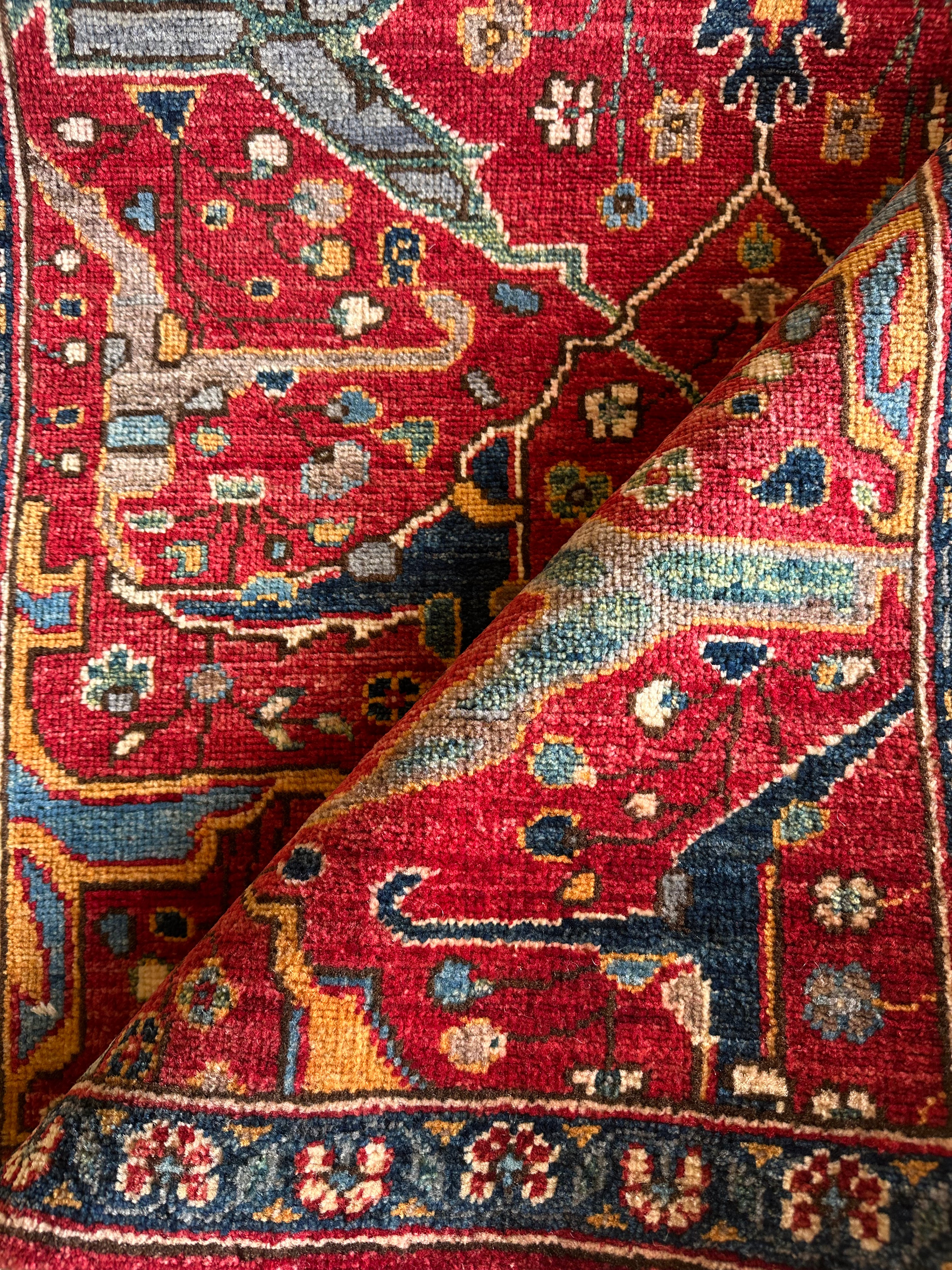 Kate Trefry 2.10x17.7 Red Chobi Afghani Runner
