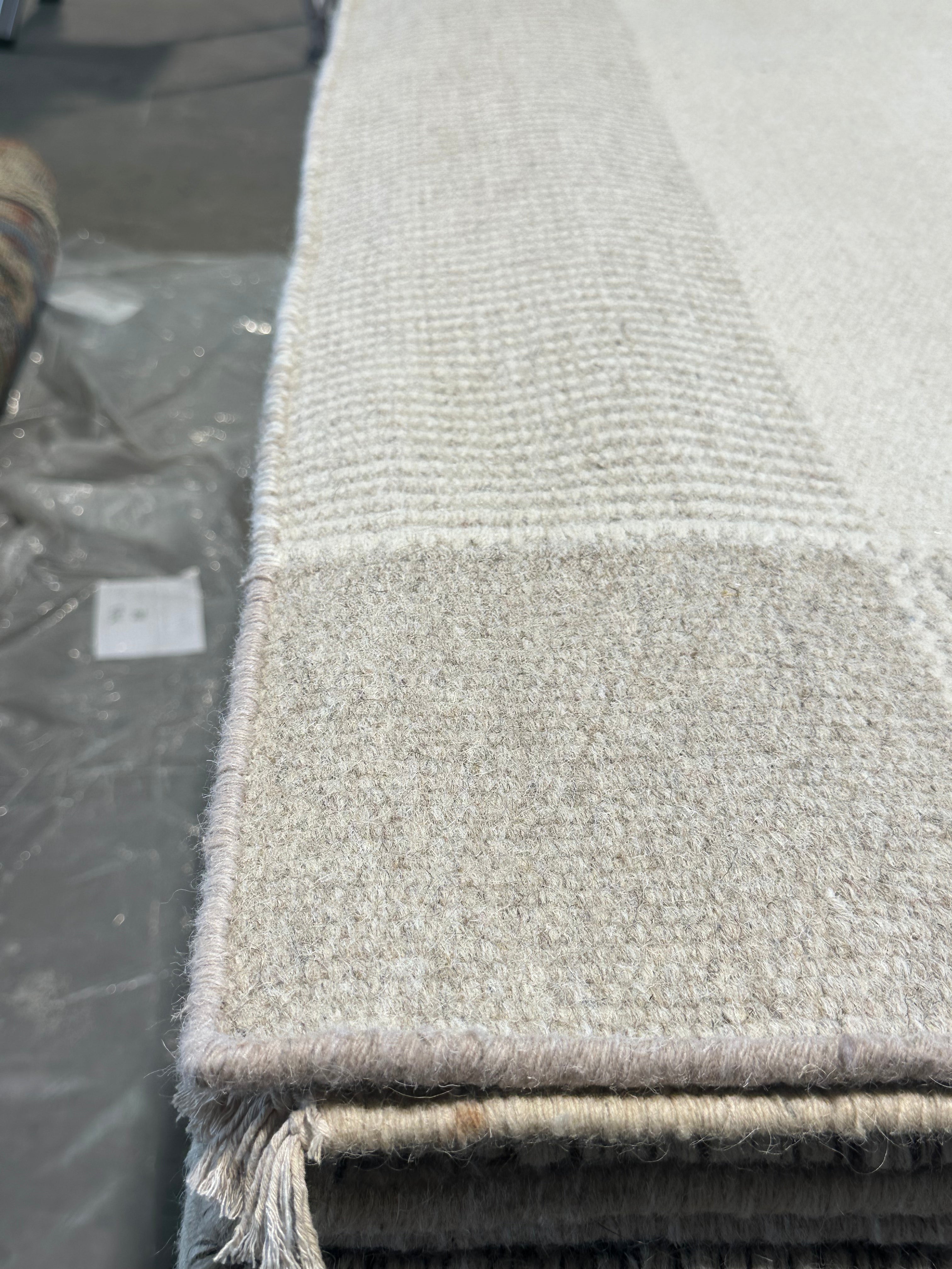 James Clarke 6x9 Grey Handwoven Modern Rug