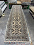 Samantha Morgison 2.9x9.10 Brown Afghani Chobi Runner