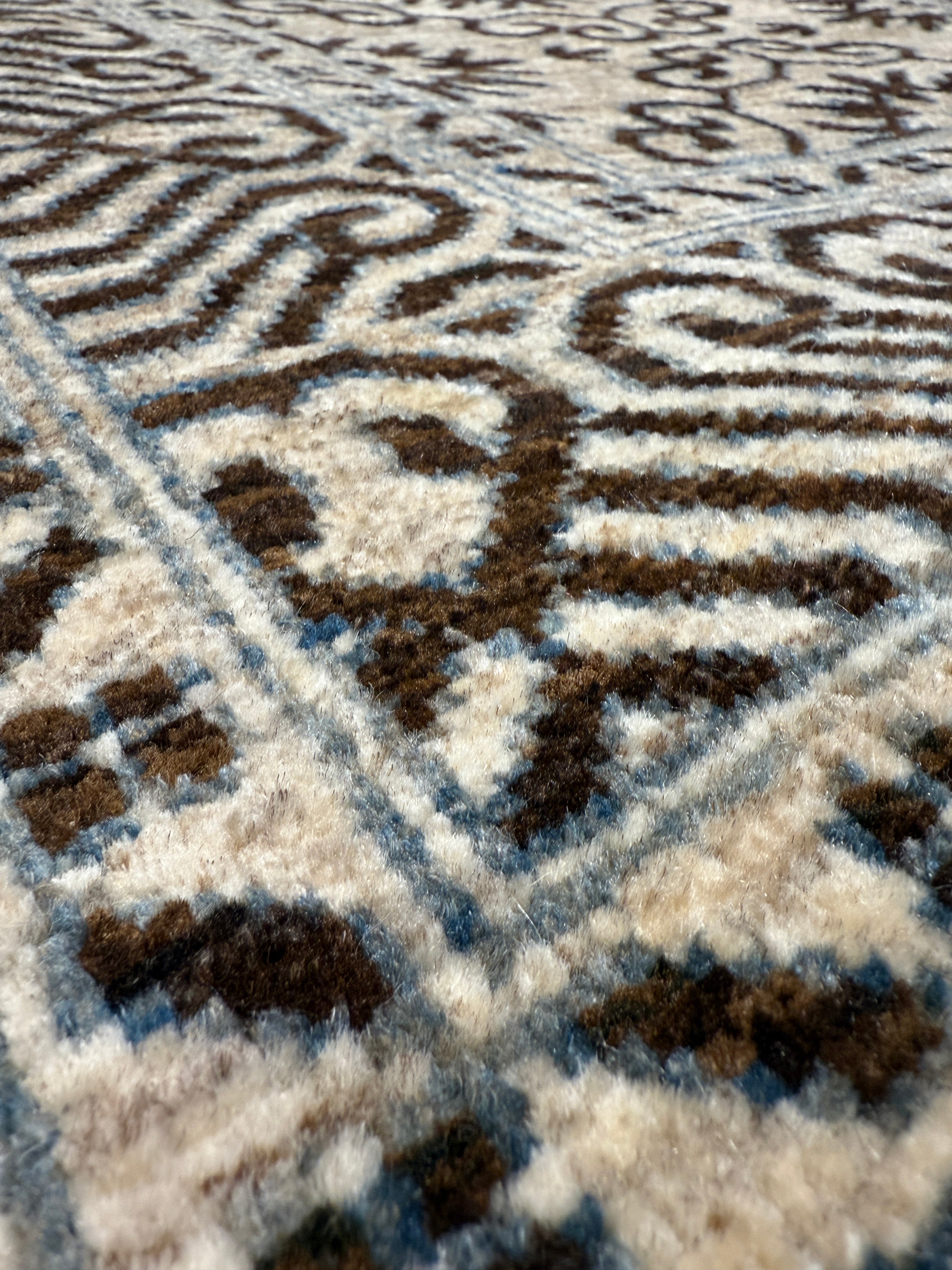 Samantha Morgison 2.9x9.10 Brown Afghani Chobi Runner