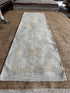Danielle Brathwaite-Lynch 2.11x9.10 Cream Whitewashed Afghani Oushak Runner