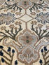 Brandy Putnam  8.3x10 Ivory and Dark Grey Hand-Knotted Oushak Rug