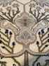 Brandy Putnam  8.3x10 Ivory and Dark Grey Hand-Knotted Oushak Rug