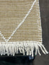 Jacob Rapini 6.9x9.3 Gold Handwoven Modern Rug